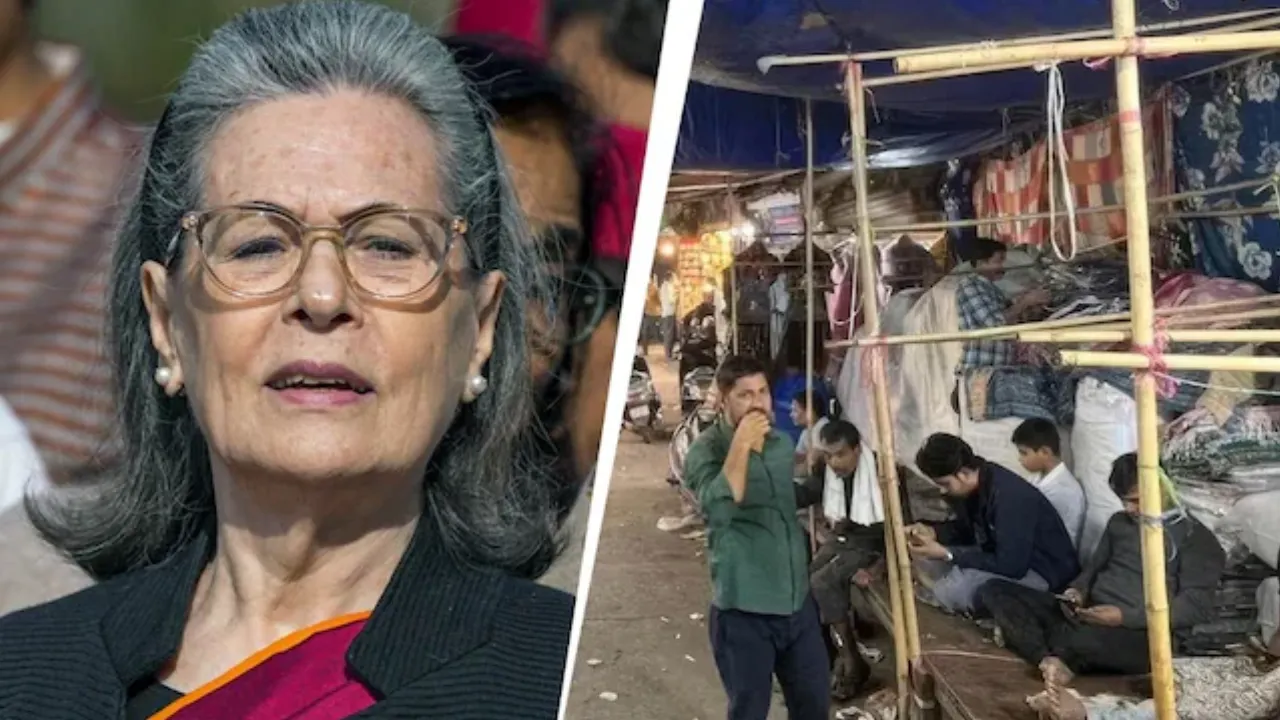 दीपावली के पीक सीजन में कांग्रेस की रैली से कारोबार ठप होने का डर, सोनिया गांधी से व्यापारियों ने लगाई गुहार