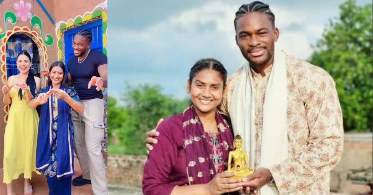 शिवानी कुमारी और अमेरिकी क्रिएटर मार्विन अची के बीच विवाद, टेसू-झांझी की रस्म से शुरू हुआ सोशल मीडिया पर बवाल