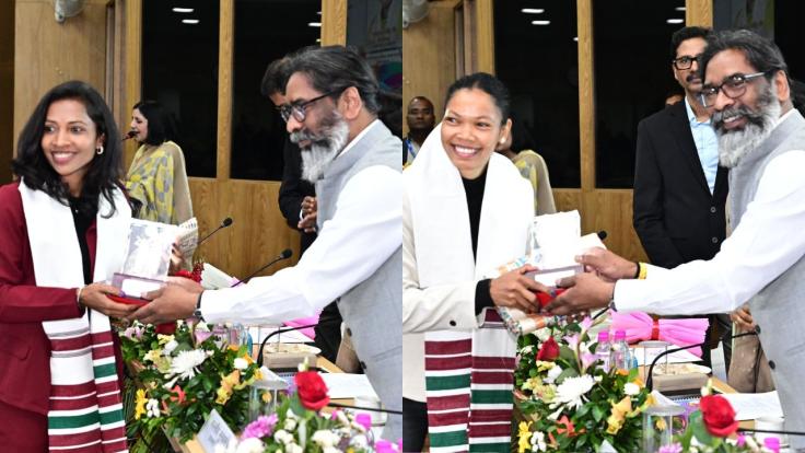 सलीमा टेटे और निक्की प्रधान को हरमू हाउसिंग कॉलोनी में मिला प्लॉट, घर बनाने के लिए सरकार 35 लाख रुपए भी देगी