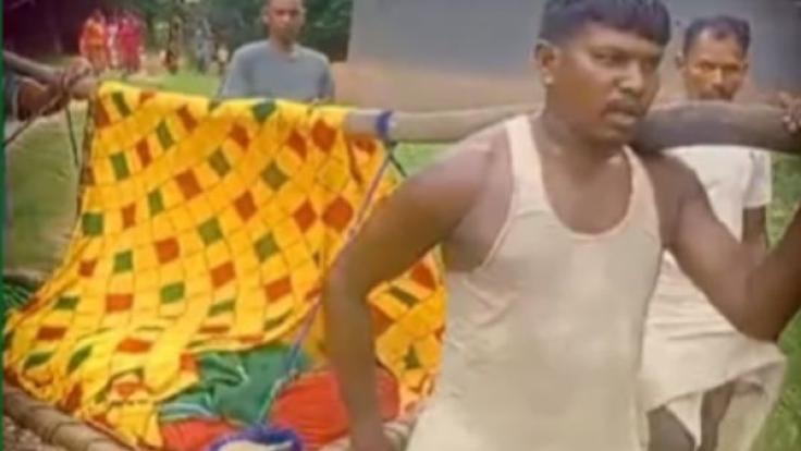 गिरिडीह में फिर खाट पर सिस्टम, जिम्मेवार कौन… पथ, ग्रामीण कार्य या स्वास्थ्य विभाग?