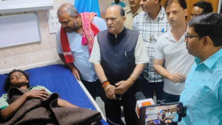 रांची पुलिस के मॉक ड्रिल के दौरान टियर गैस की चपेट में आई दो बच्चियां, सदर अस्पताल में भर्ती