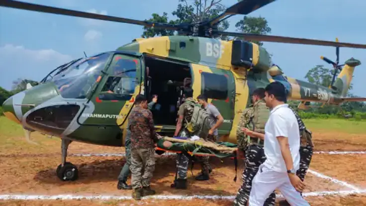 चाईबासा के सारंडा जंगल में नक्सलियों ने किया IED ब्लास्ट, CRPF के तीन जवान घायल