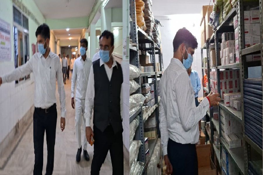 जामताड़ा सदर अस्पताल में DC का औचक निरीक्षण, लापरवाही पर सख्त रुख