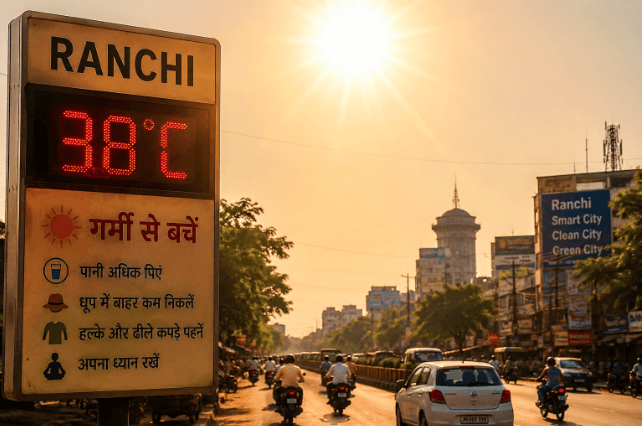 Jharkhand Weather Update : झारखंड में भीषण गर्मी का कहर, मेदिनीनगर का पारा 44 डिग्री के पार
