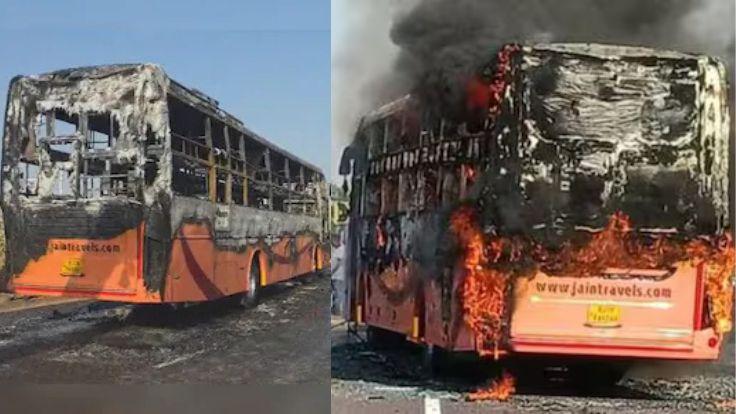 जैसलमेर बस अग्निकांड: भीषण हादसे में 20 लोगों की मौत, मुख्यमंत्री भजनलाल शर्मा ने घायलों से की मुलाकात