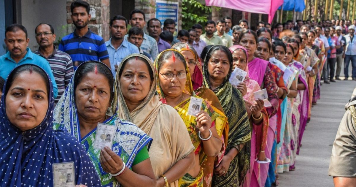 बंगाल चुनाव: दूसरे चरण में भी 90% पार वोटिंग, 5 बजे तक 89.99% मतदान; दिनभर ईवीएम खराबी, हंगामा और आरोप-प्रत्यारोप