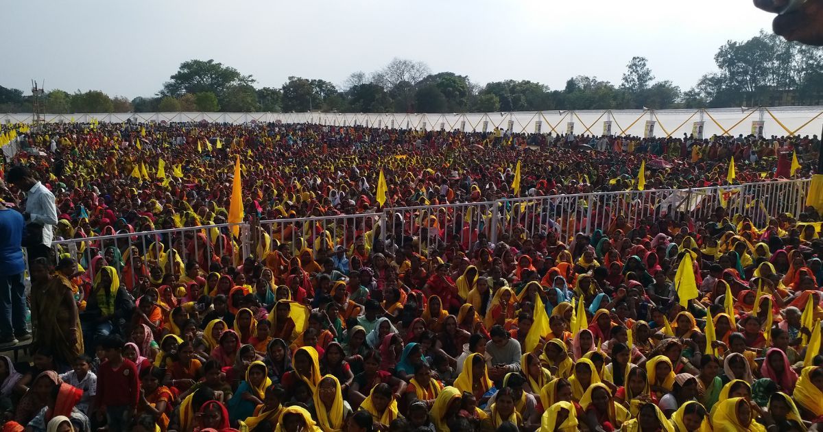 रांची महारैली में कुड़मी समाज ने भरी हुंकार, एसटी का दर्जा और कुड़माली भाषा को 8वीं अनुसूची में शामिल करने की मांग