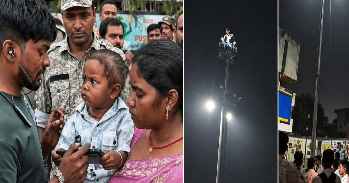 JPSC-JSSC आंदोलन के बीच रांची में हाई वोल्टेज ड्रामा, हाई मास्ट टावर पर चढ़ा युवक, 8 घंटे चला रेस्क्यू