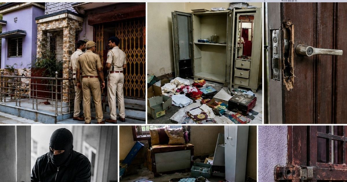 अधिवक्ता के बंद मकान से 10 से 12 लाख के जेवरात व सामान की चोरी, CCTV का मेमोरी कार्ड भी ले गए चोर