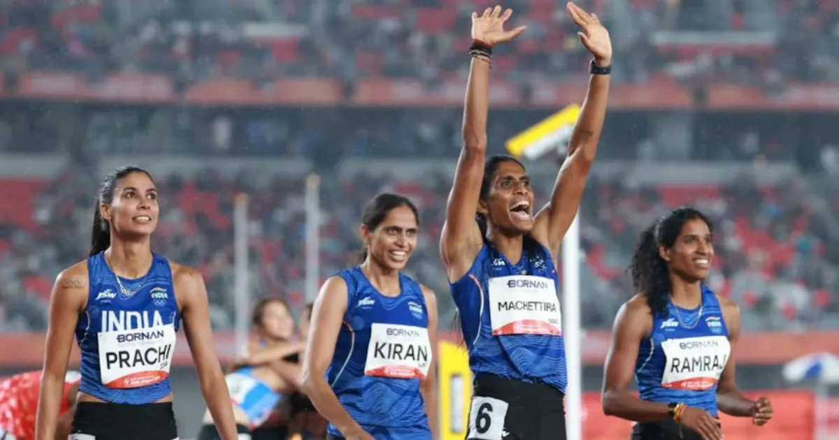 Asian Games में भारत का छठा गोल्ड, महिला 4x400 रिले में शानदार जीत