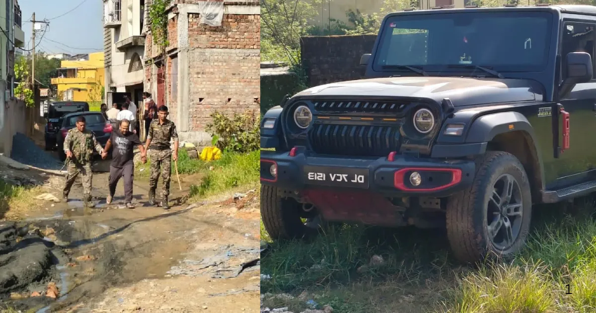 कांके में दिल्ली पुलिस की बड़ी छापेमारी, चोरी के वाहनों के साथ फर्जी पासपोर्ट बरामद