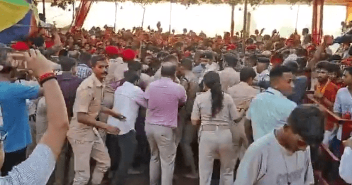 VIDEO VIRAL: मधेपुरा के सिंहेश्वर मंदिर में मची अफरा-तफरी, एक-दूसरे के ऊपर गिरे श्रद्धालु