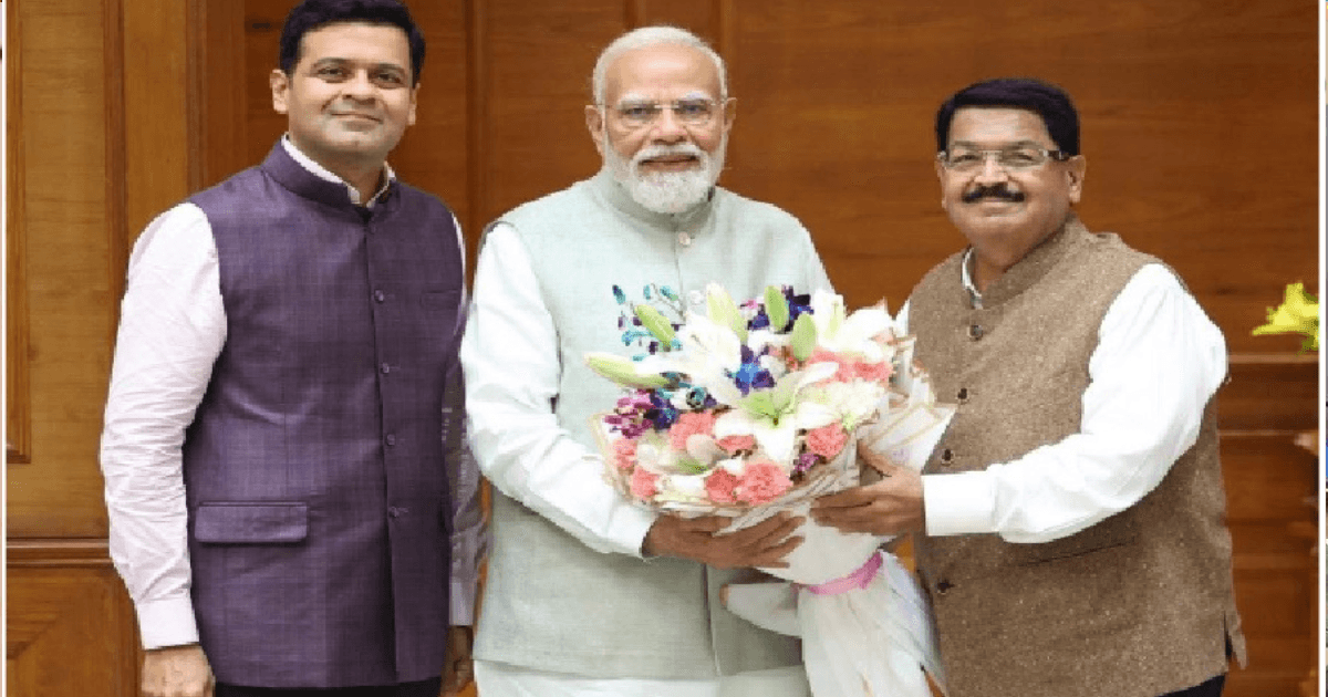 राज्यसभा चुनाव से पहले परिमल नाथवानी की प्रधानमंत्री नरेंद्र मोदी से मुलाकात, राजनीतिक हलकों में बढ़ी चर्चा