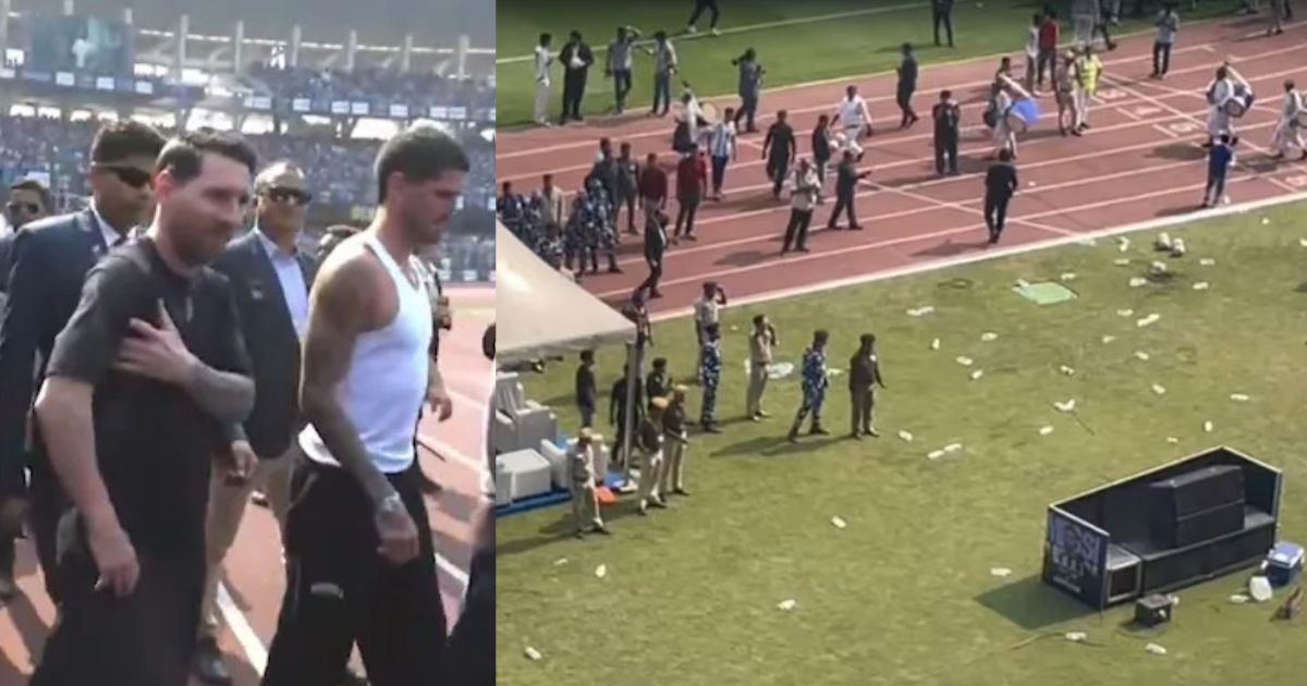 कोलकाता में मेस्सी के इवेंट में पोस्टर फाड़े, कुर्सियां तोड़ी और बोतलें फेंकी, CM ने बनाई हाईलेवल जांच कमेटी