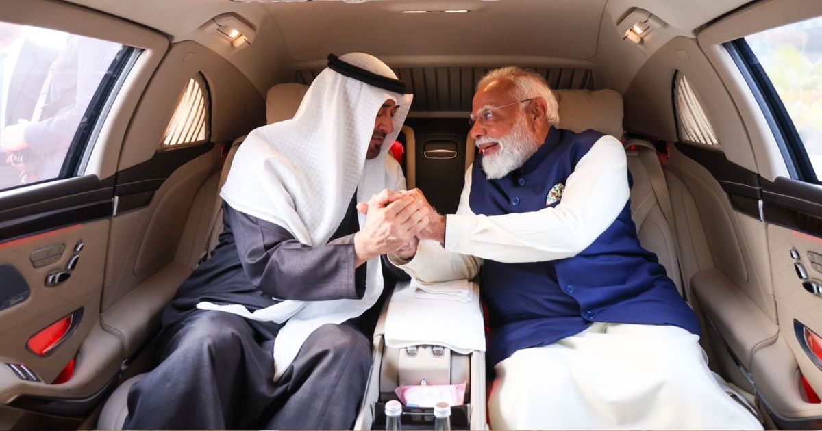 प्रोटोकॉल से आगे दोस्ती: हाथ थामे, साथ कार में, मोदी-MBZ मुलाकात ने बदली डिप्लोमेसी की परिभाषा