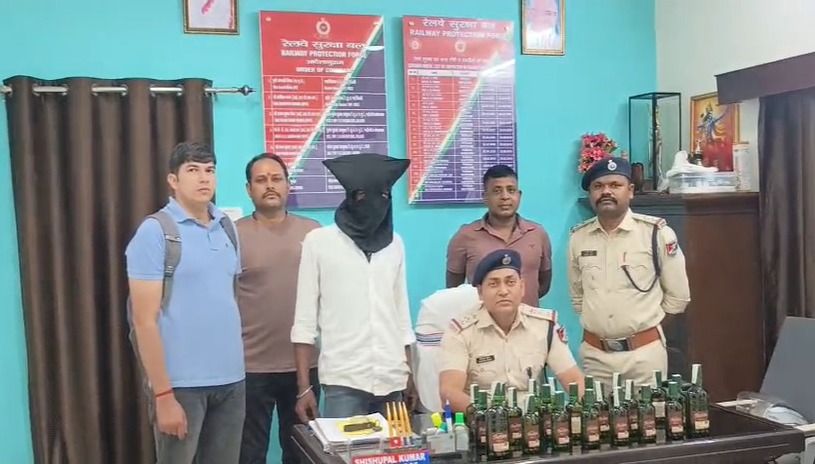 बिहार ले जाने वाली शराब की खेप जब्त, नामकुम में RPF का बड़ा एक्शन