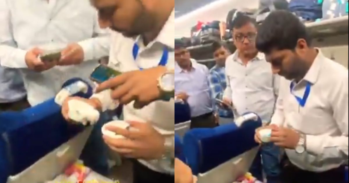 वंदे भारत में कीड़े वाला खाना! “केसर” बताकर छुपाई सच्चाई, वीडियो वायरल