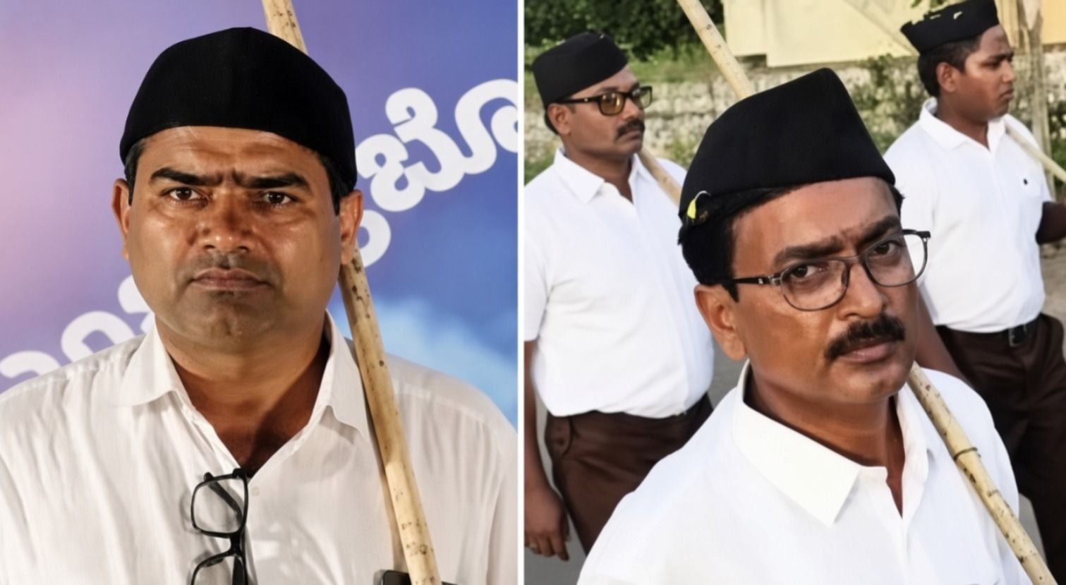 2 सरकारी टीचरों का RSS मार्च में जाना पड़ा भारी, सस्पेंशन के बाद बढ़ा सरकार-RSS टकराव