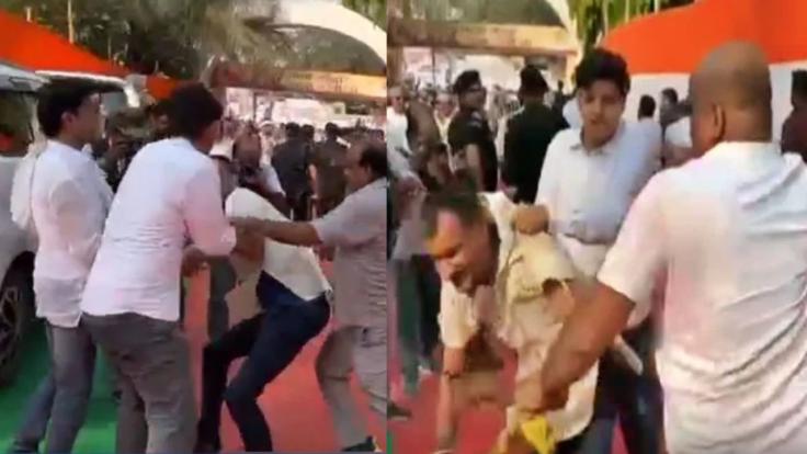 पटना के सदाकत आश्रम में राहुल गांधी की मौजूदगी में चले लात-घूंसे और जूते-चप्पल, पिट गये कई कांग्रेसी