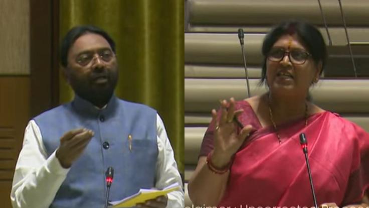 ‘’सदन में साड़ी पहन कर आई हैं नीरा यादव, कितना खूबसूरत लग रही हैं’’ जानिये, सुरेश पासवान ने ऐसा क्यों कहा